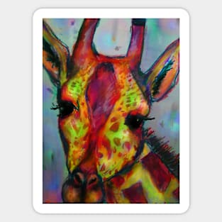 Giraffe Pastel Sticker